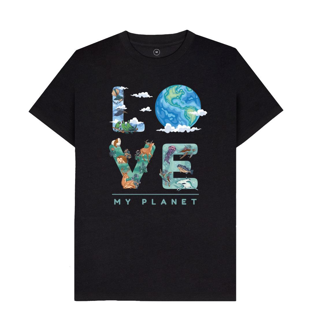 Black Love My Planet Men's Remill T-Shirt