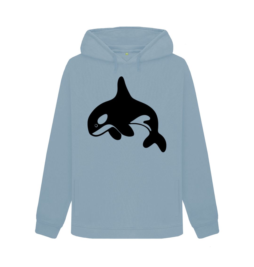Stone Blue Orca Women's Pullover Hoody