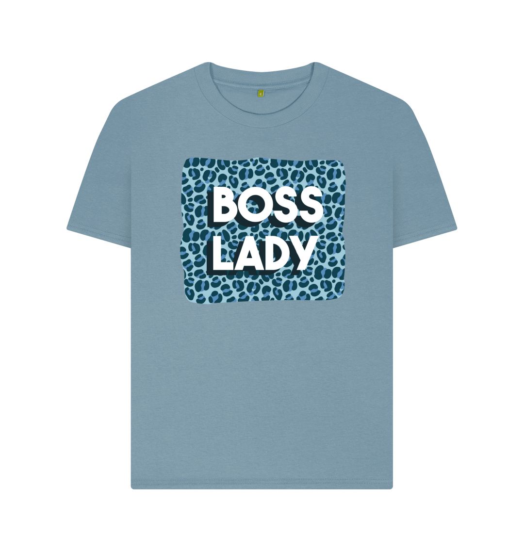 Stone Blue Boss Lady Women's T-Shirt