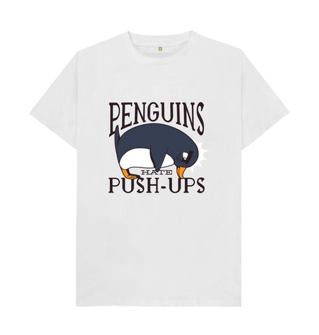 White Penguins Hate Push-Ups Men's T-Shirt