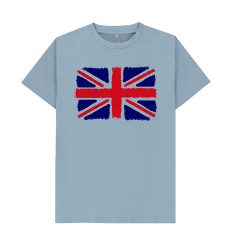 Stone Blue Union Jack Men's T-Shirt