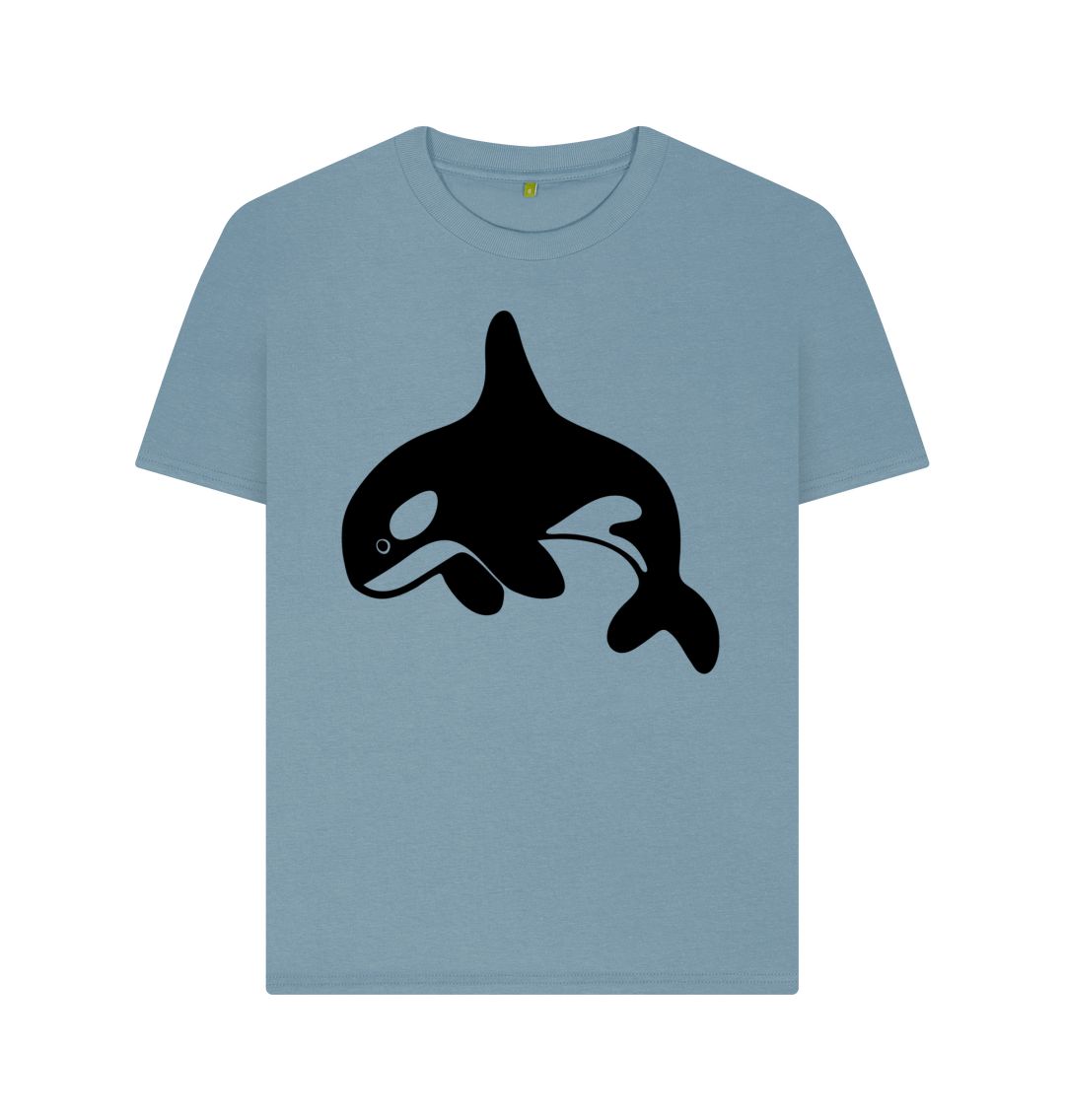 Stone Blue Orca Women's T-Shirt