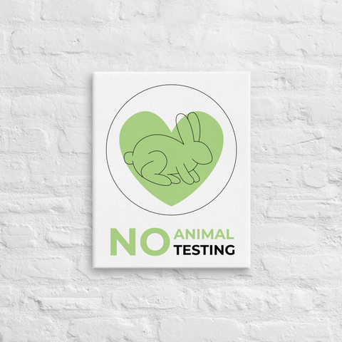 No Animal Testing Canvas
