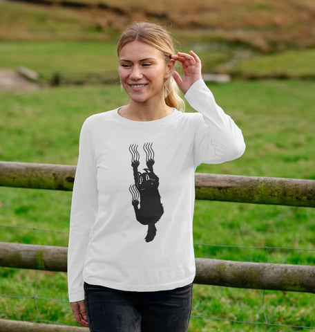Hang In There Cat Women's Long Sleeve T-Shirt
