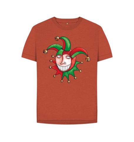 Rust The Jester Women's Relaxed Fit Tee