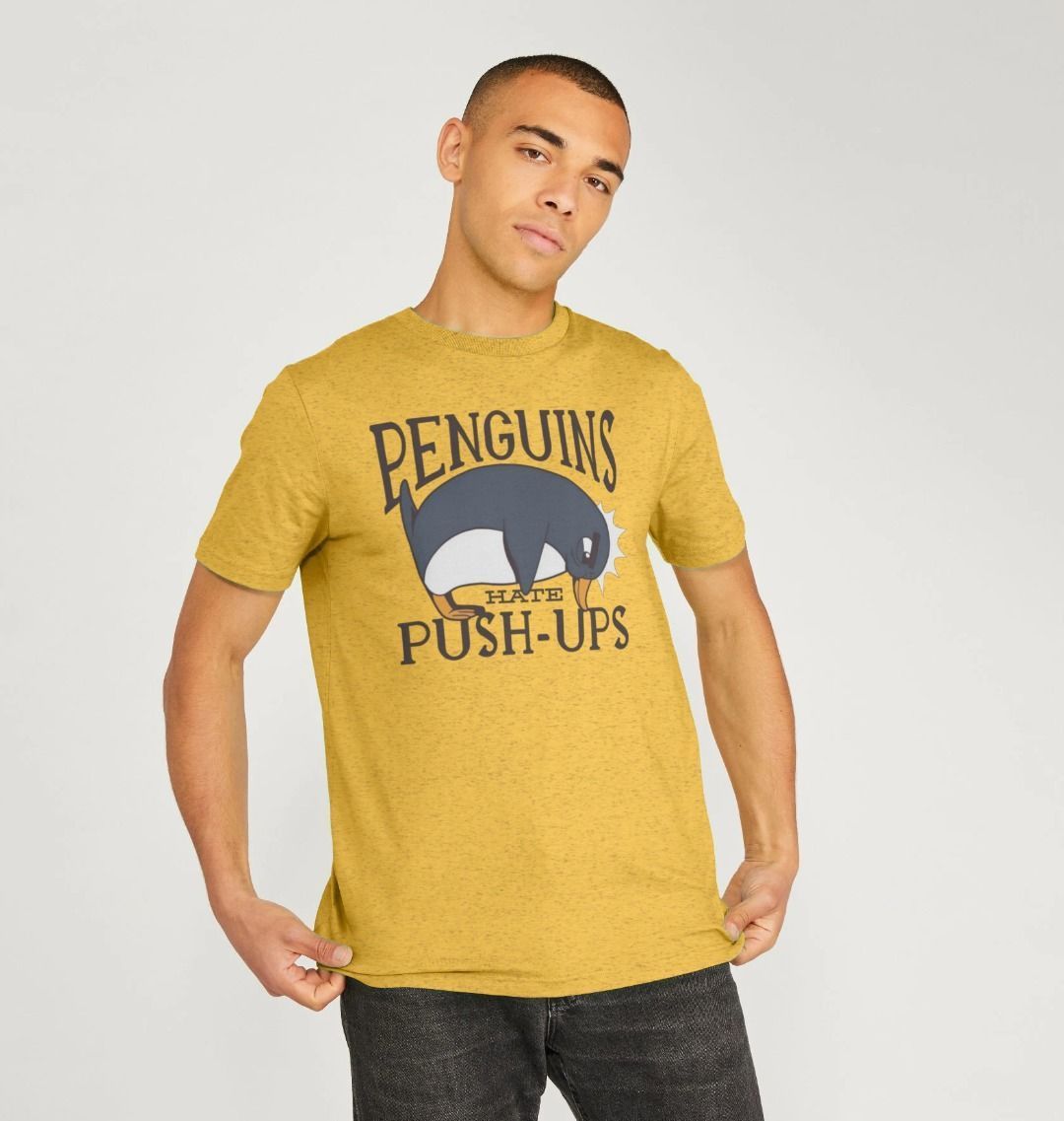Penguins Hate Push-Ups Men's Remill T-Shirt