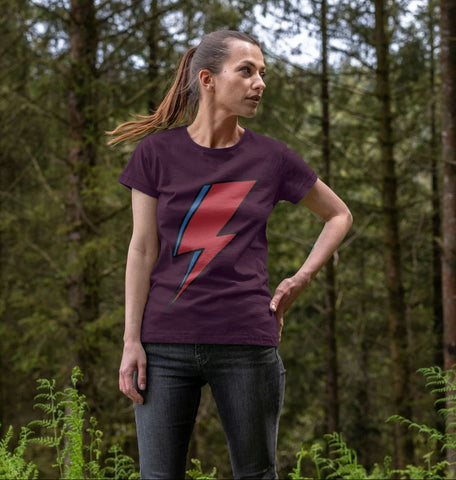 Lightning Bolt Women's Crew Neck T-Shirt