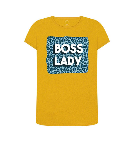 Sunflower Yellow Boss Lady Women's Remill T-Shirt