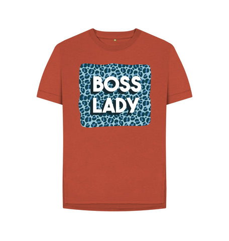 Rust Boss Lady Women's Relaxed Fit Tee