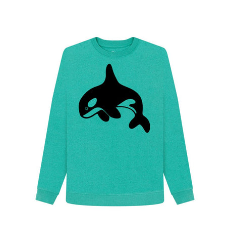 Seagrass Green Orca Women's Remill Sweater