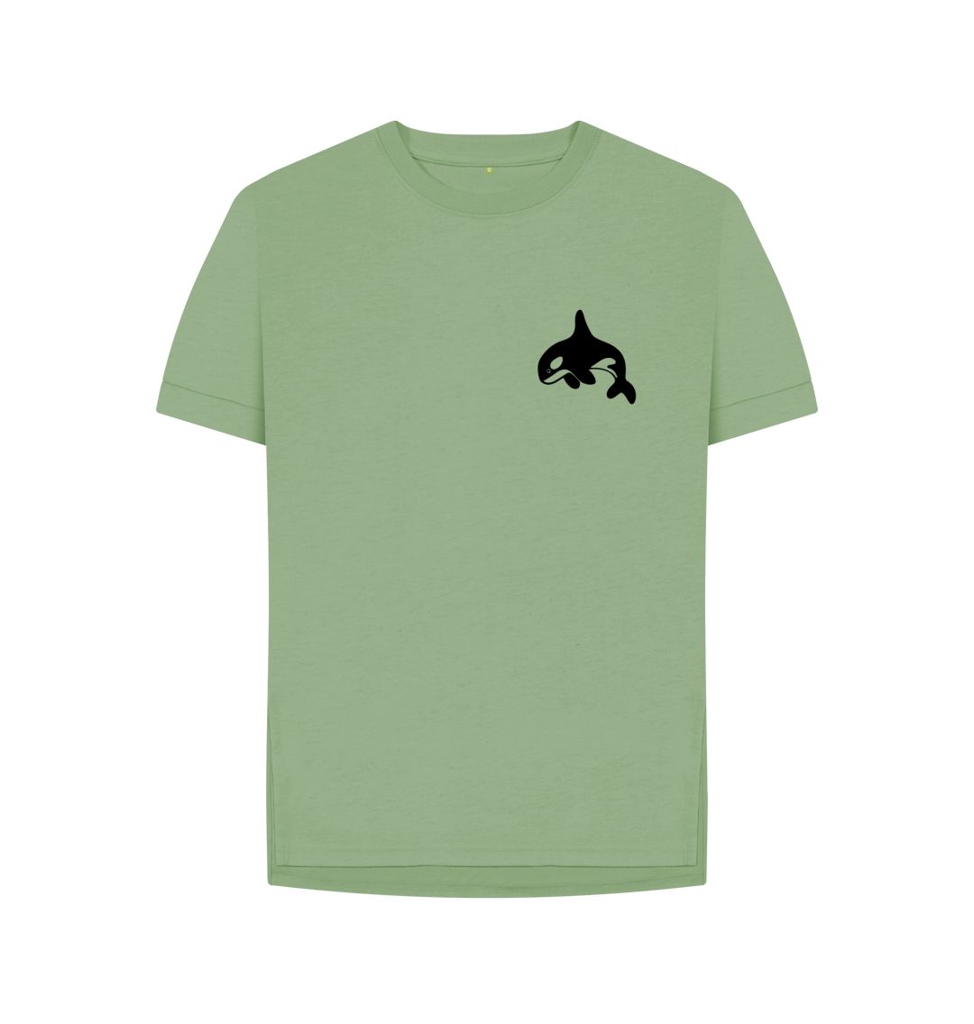 Sage Small Orca Women's Relaxed Fit Tee