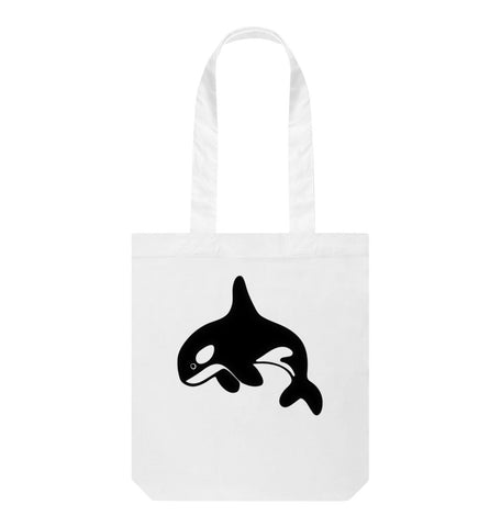 White Orca Tote Bag