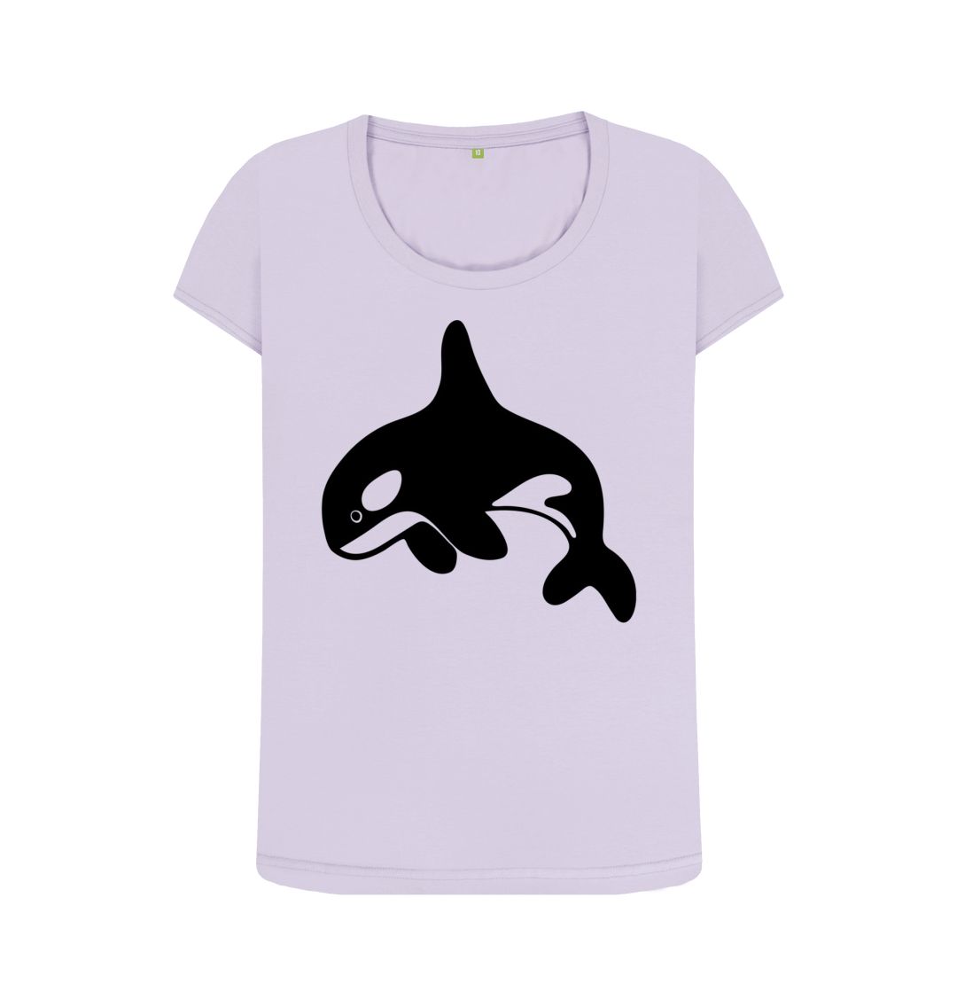 Violet Orca Women's Scoop Neck T-Shirt