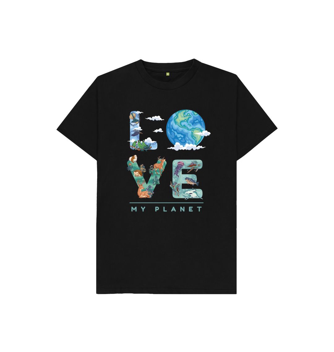 Black Love My Planet Kids T-Shirt