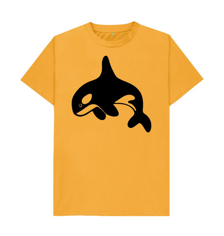 Mustard Orca Men's T-Shirt
