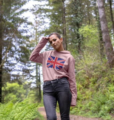 Union Jack Women's Remill Relaxed Fit Hoodie