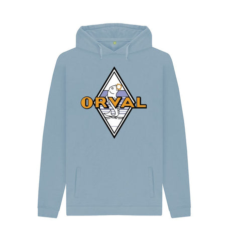 Stone Blue Orval Men's Pullover Hoodie