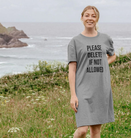 Please Delete Women's T-Shirt Dress