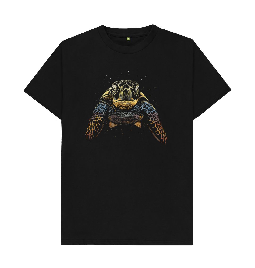 Black The Colour Turtle Men's T-Shirt