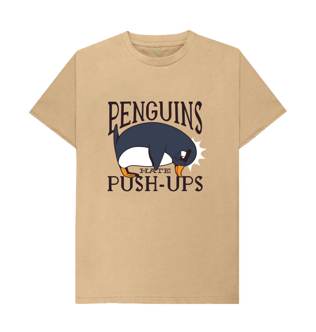 Sand Penguins Hate Push-Ups Men's T-Shirt