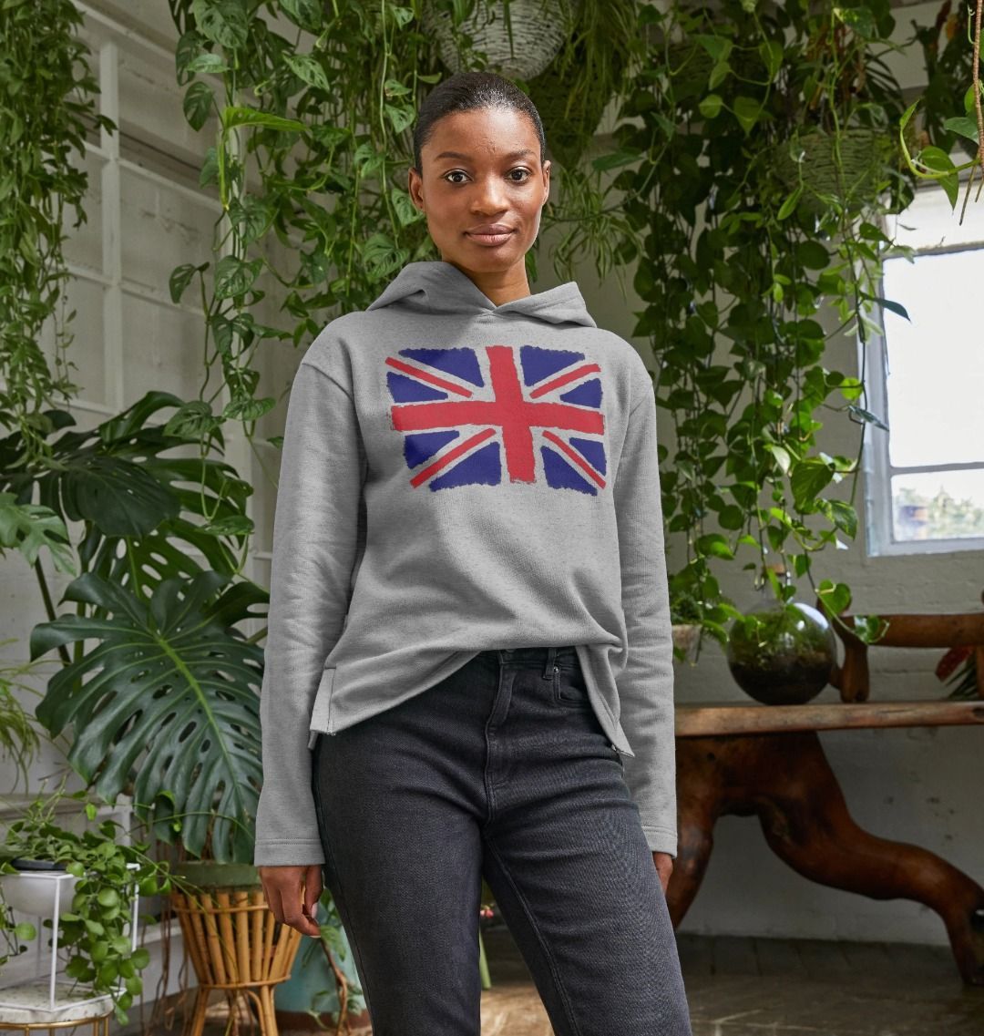 Union Jack Women's Relaxed Fit Hoodie