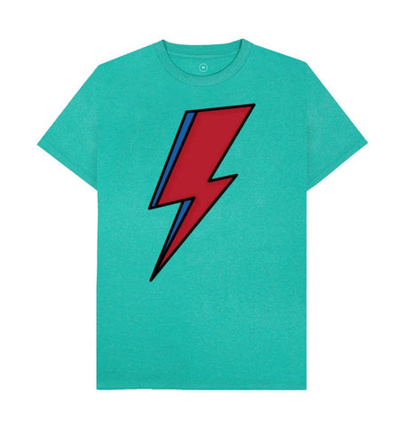 Seagrass Green Lightning Bolt Men's Remill T-Shirt