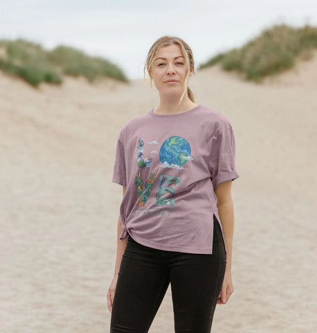 Love My Planet Women's Relaxed Fit Tee