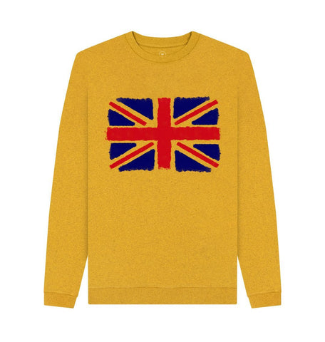 Sunflower Yellow Union Jack Men's Remill Sweater