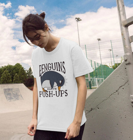 Penguins Hate Push-Ups Women's T-Shirt