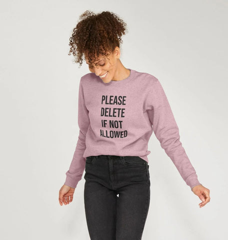 Please Delete Women's Remill Sweater
