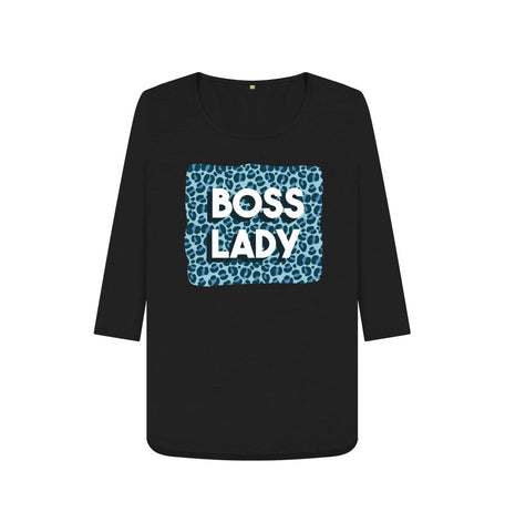 Black Boss Lady Women's 3\/4 Sleeve Tee