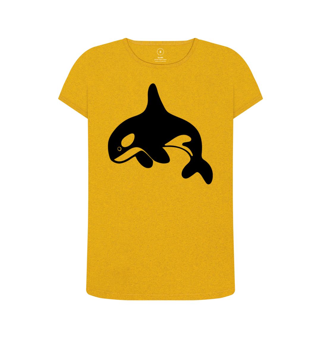 Sunflower Yellow Orca Women's Remill T-Shirt