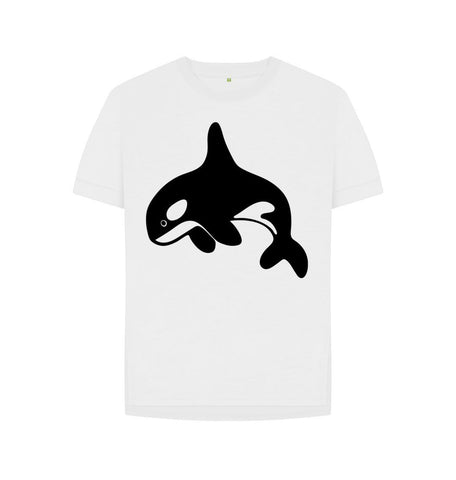 White Orca Women's Relaxed Fit Tee