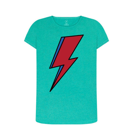 Seagrass Green Lightning Bolt Women's Remill T-Shirt