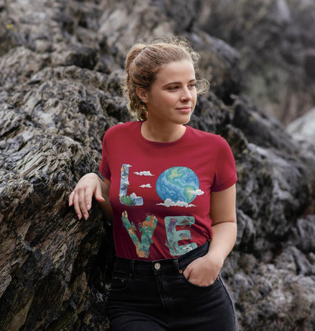 Love My Planet Women's Crew Neck T-shirt