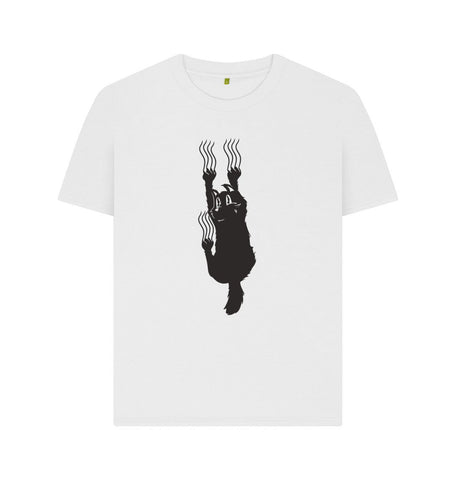 White Hang In There Cat Women's T-Shirt