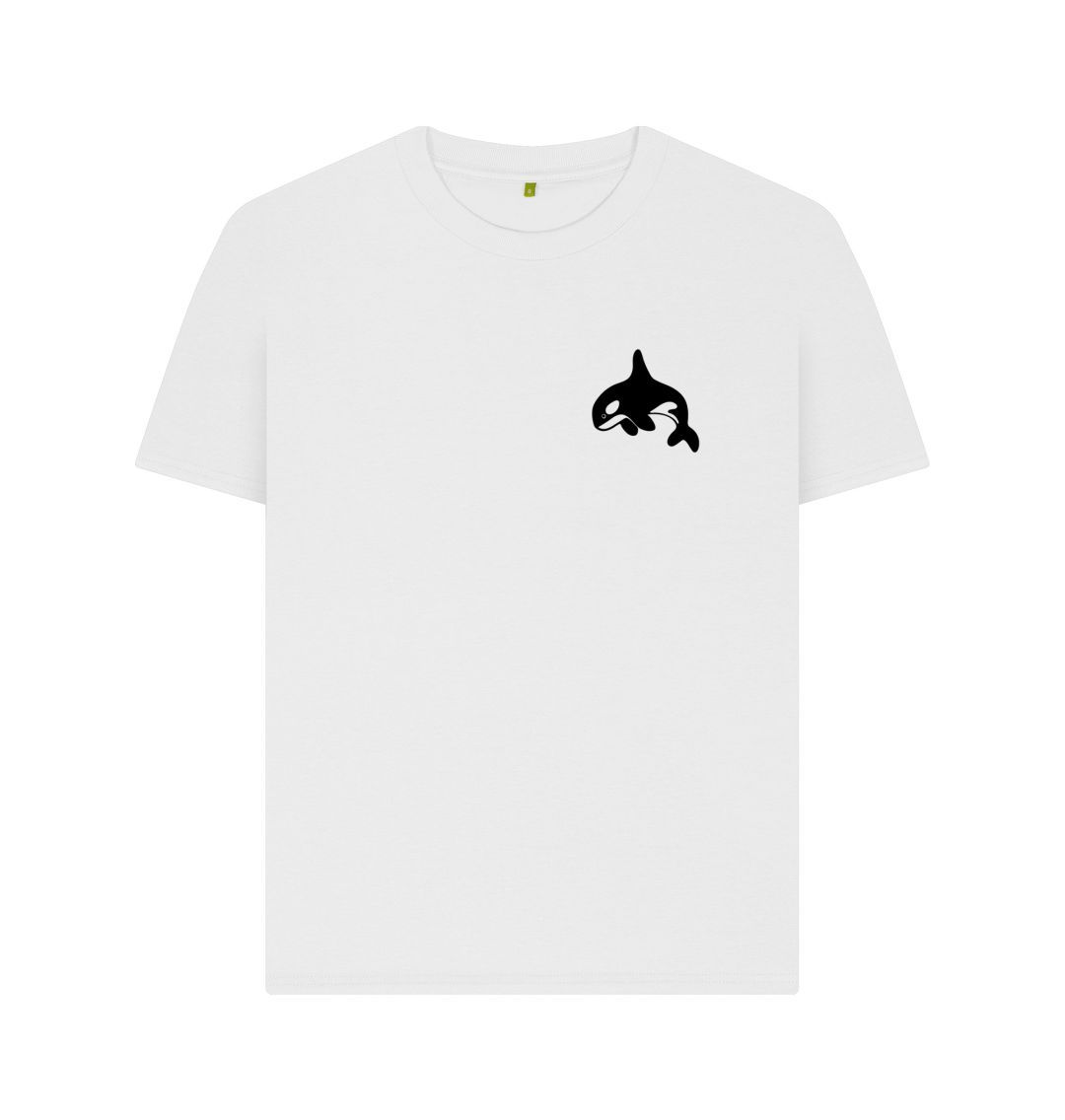 White Small Orca Women's T-Shirt