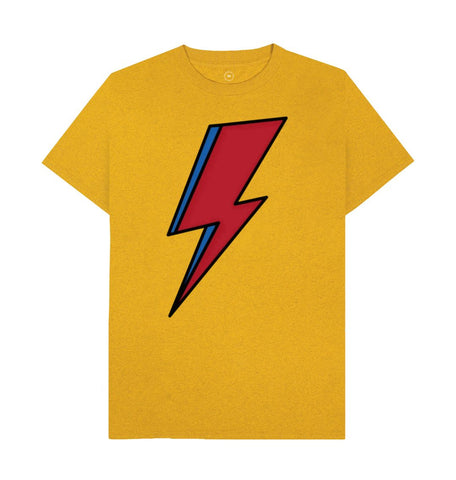 Sunflower Yellow Lightning Bolt Men's Remill T-Shirt