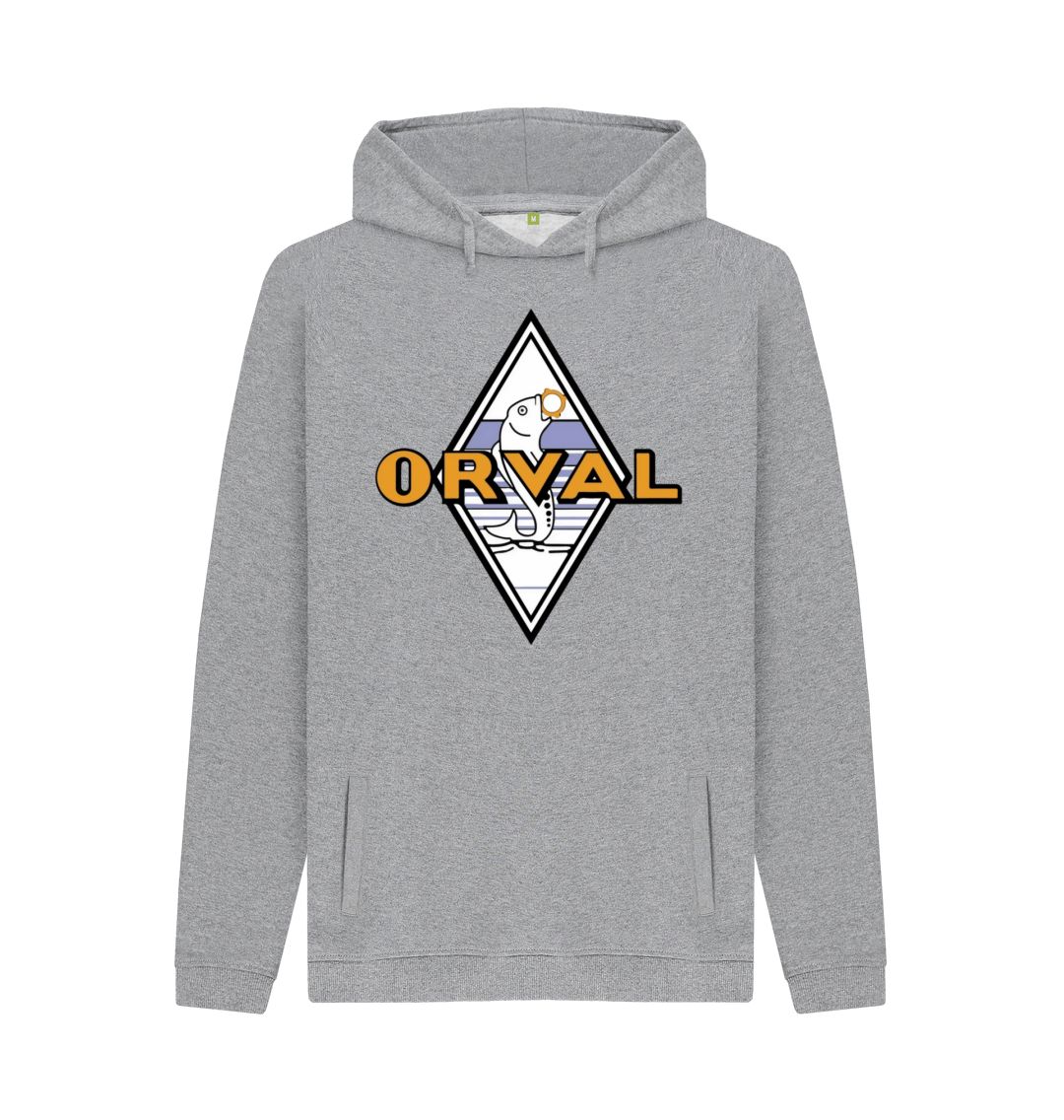 Light Heather Orval Men's Pullover Hoodie