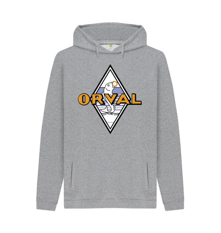 Light Heather Orval Men's Pullover Hoodie