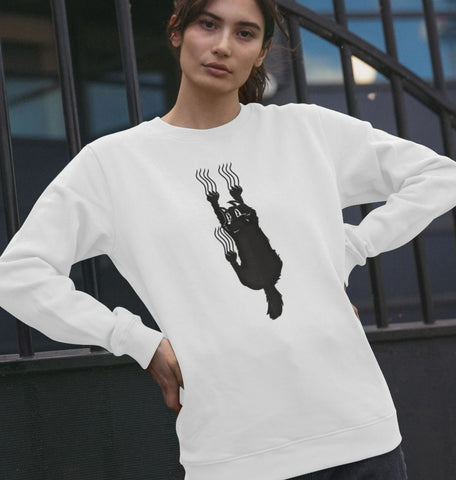 Hang In There Cat Women's Crewneck Sweater