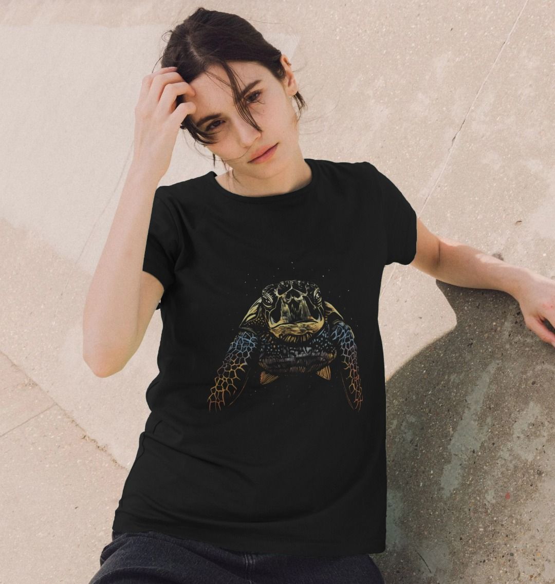 The Colour Turtle Women's Crew Neck T-Shirt