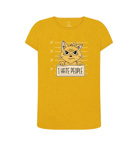 Sunflower Yellow I Hate People Women's Remill T-Shirt