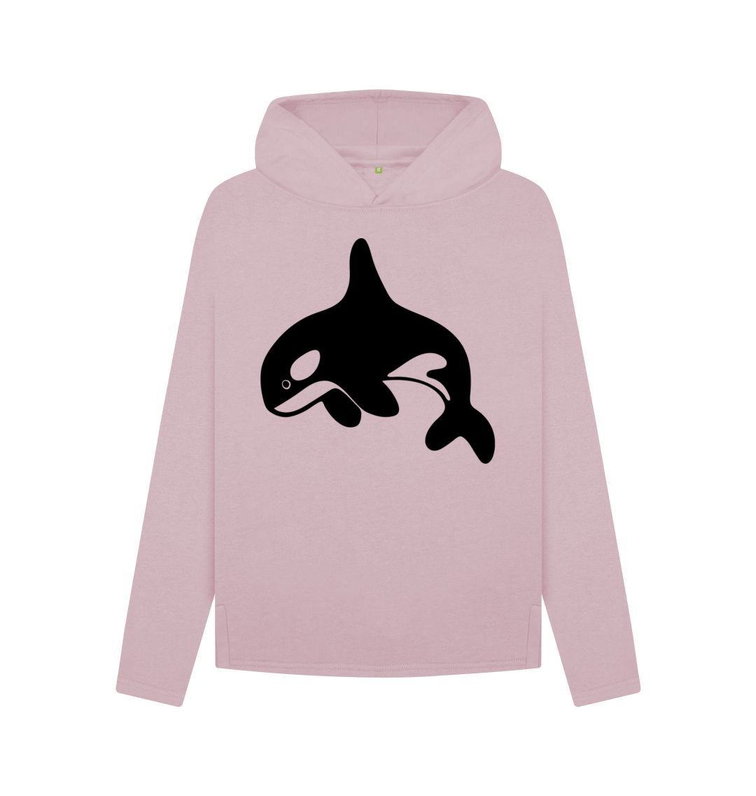 Mauve Orca Women's Relaxed Fit Hoodie