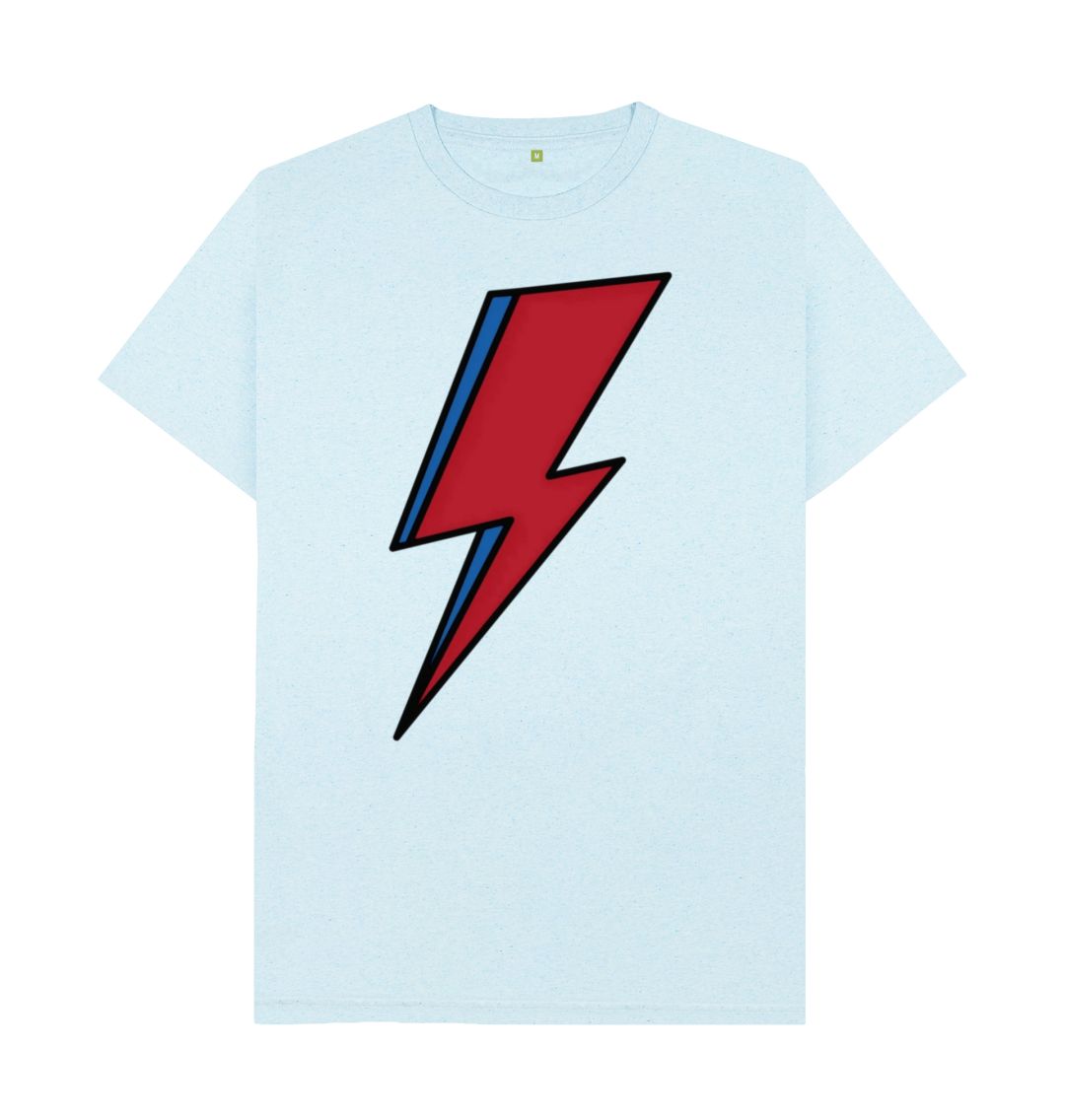 Light Blue Lightning Bolt Men's Remill T-Shirt