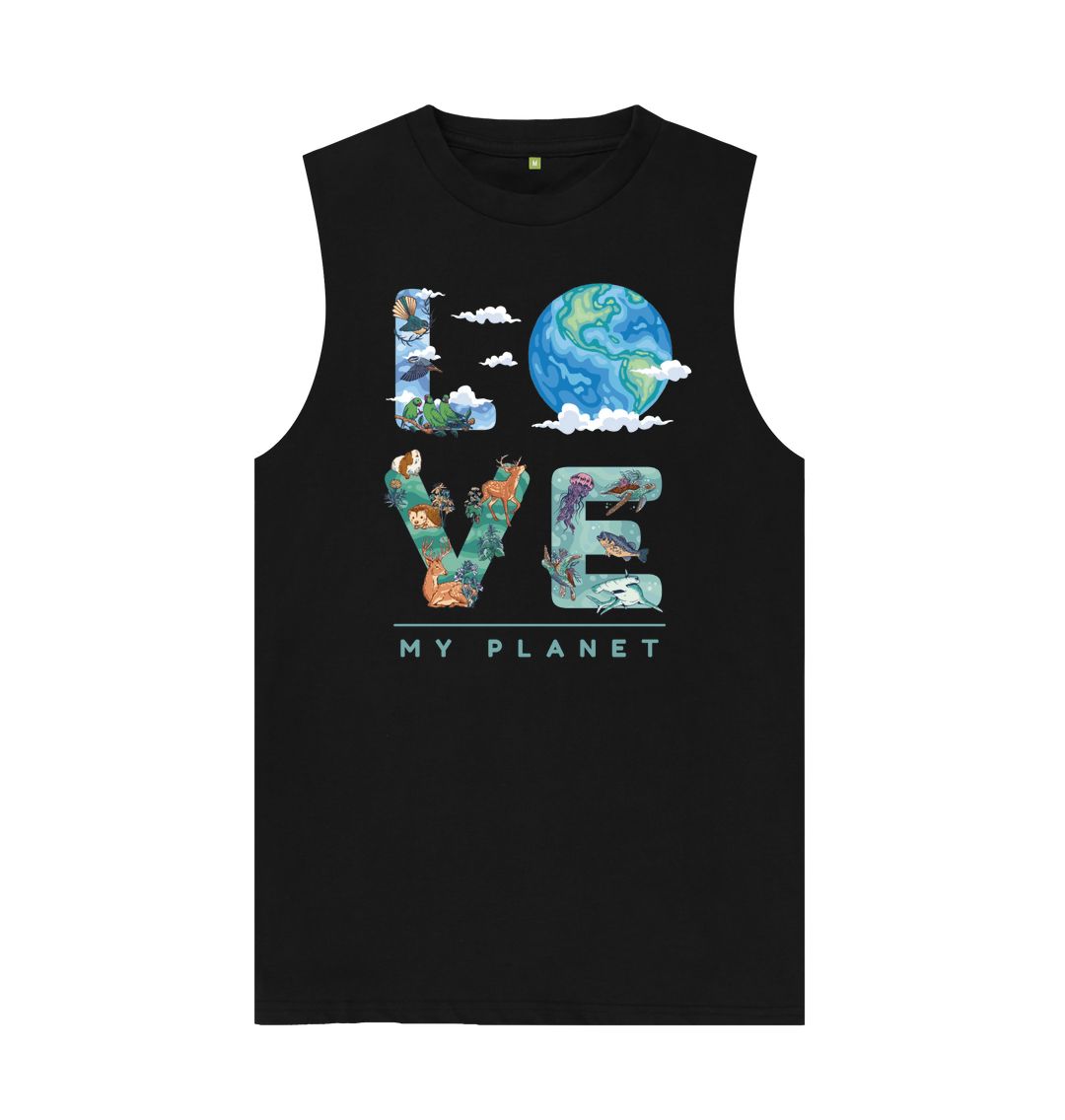 Black Love My Planet Men's Vest