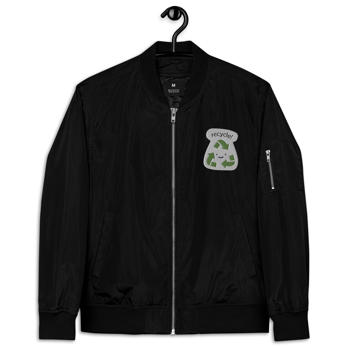 Recycle Premium Recycled Bomber Jacket