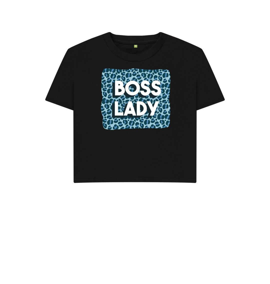 Black Boss Lady Women's Boxy Tee