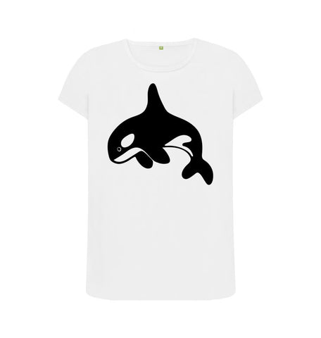 White Orca Women's Crew Neck T-Shirt