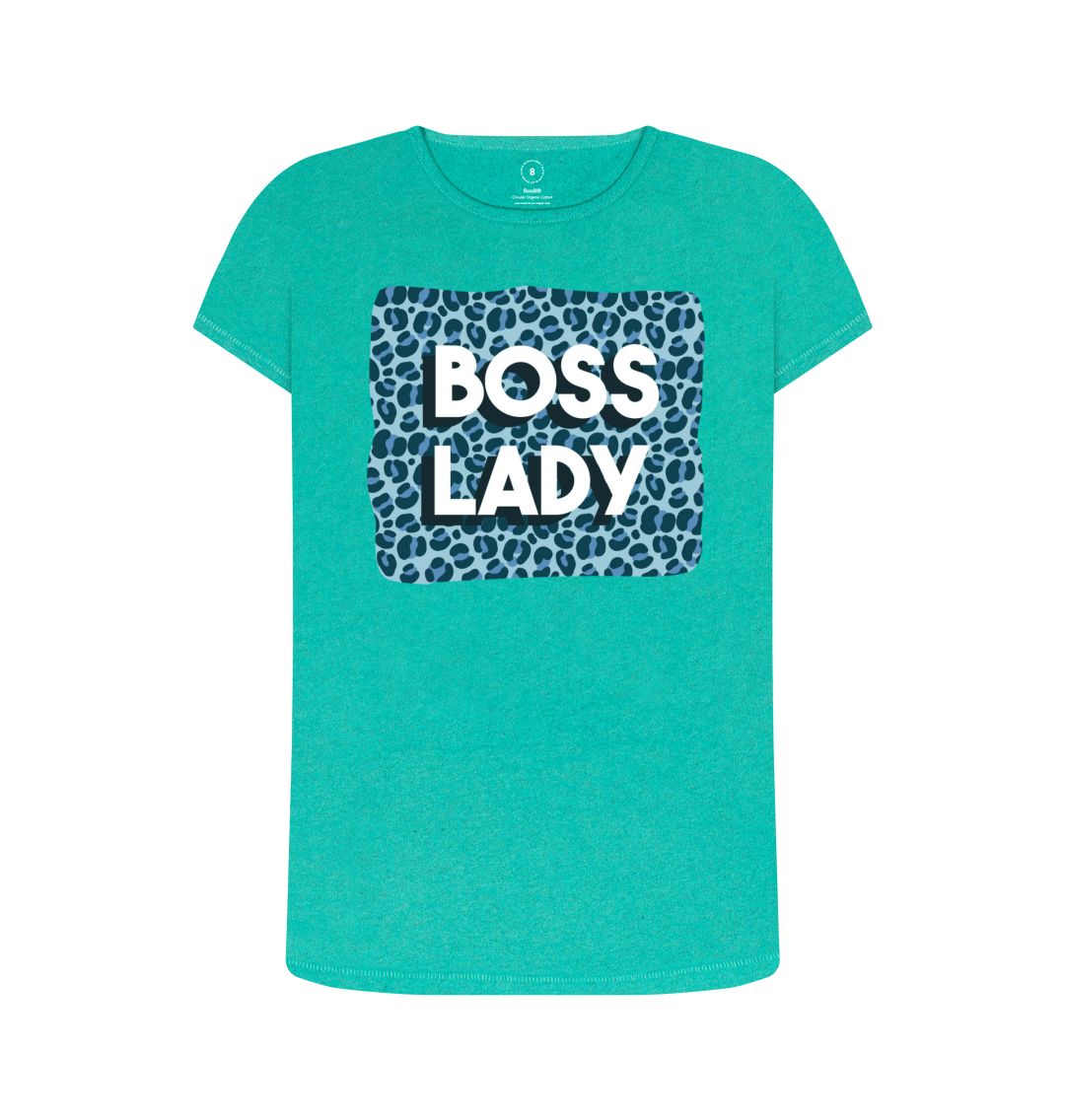 Seagrass Green Boss Lady Women's Remill T-Shirt